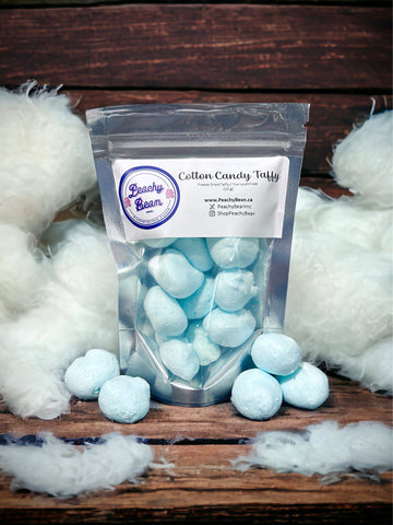 cotton candy taffy -freeze-dried salt water taffy